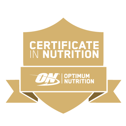 Certificate in nutrition badge